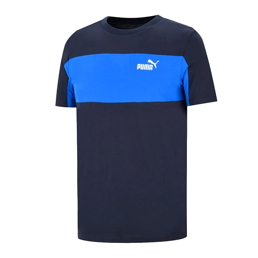 Imagen 0 de 4 de Remera Puma Essentials Block-NEGRO/AZUL