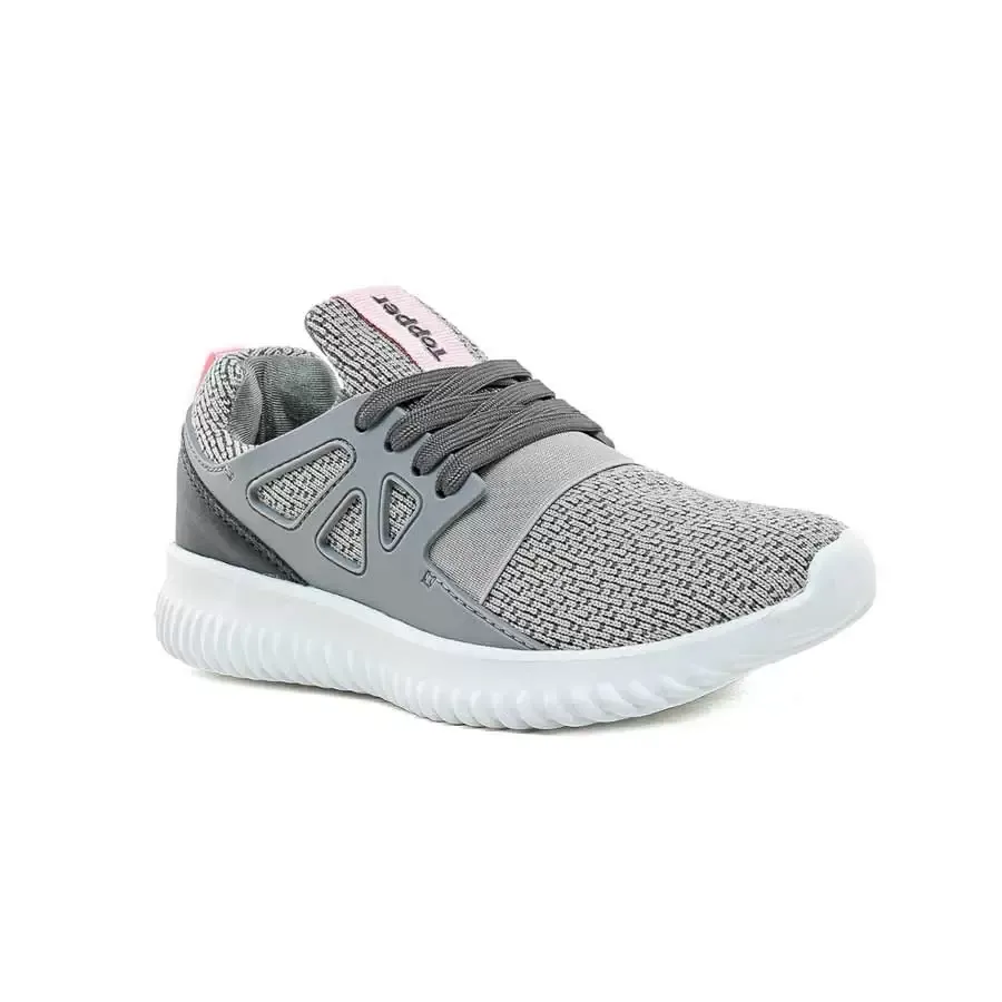 Imagen 3 de 4 de Zapatillas Topper Mamba-GRIS/ROSA