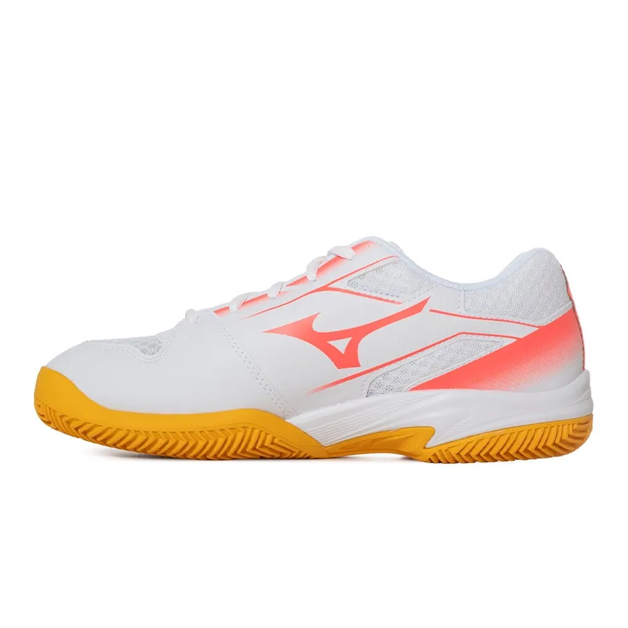 Imagen 1 de 5 de Zapatillas Mizuno Break Short 5cc-BLANCO/CORAL/NEGRO