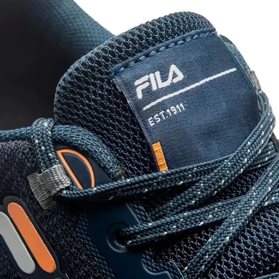 Imagen 5 de 6 de Zapatillas Fila Outfield-MARINO/PLATA/NARANJA