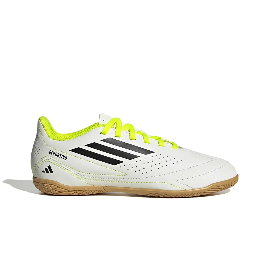 Imagen 0 de 7 de Botines adidas Deportivo III In-BLANCO/AMARILLO FLUOR