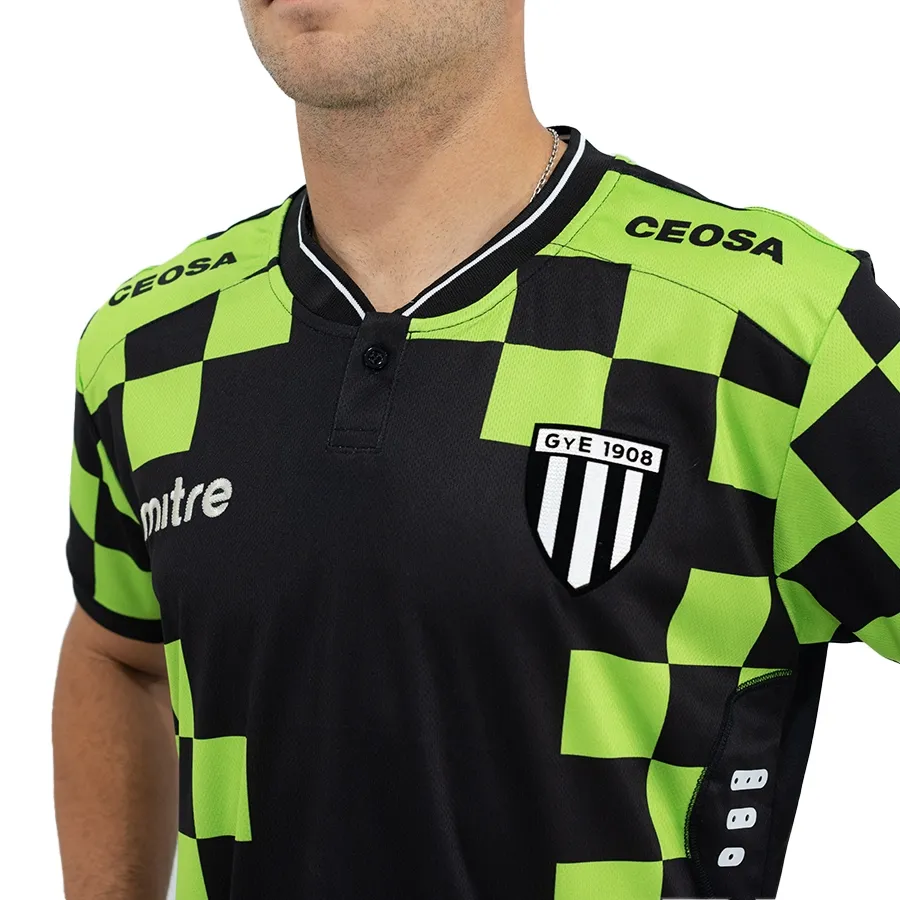 Imagen 8 de 10 de Camiseta Mitre Alternativa Gimnasia y Esgrima-VERDE/NEGRO