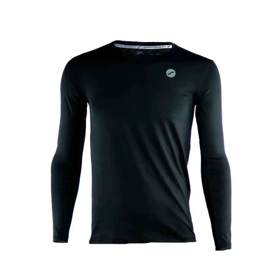 Imagen 2 de 4 de Remera Snauwaert Helm Termica-NEGRO