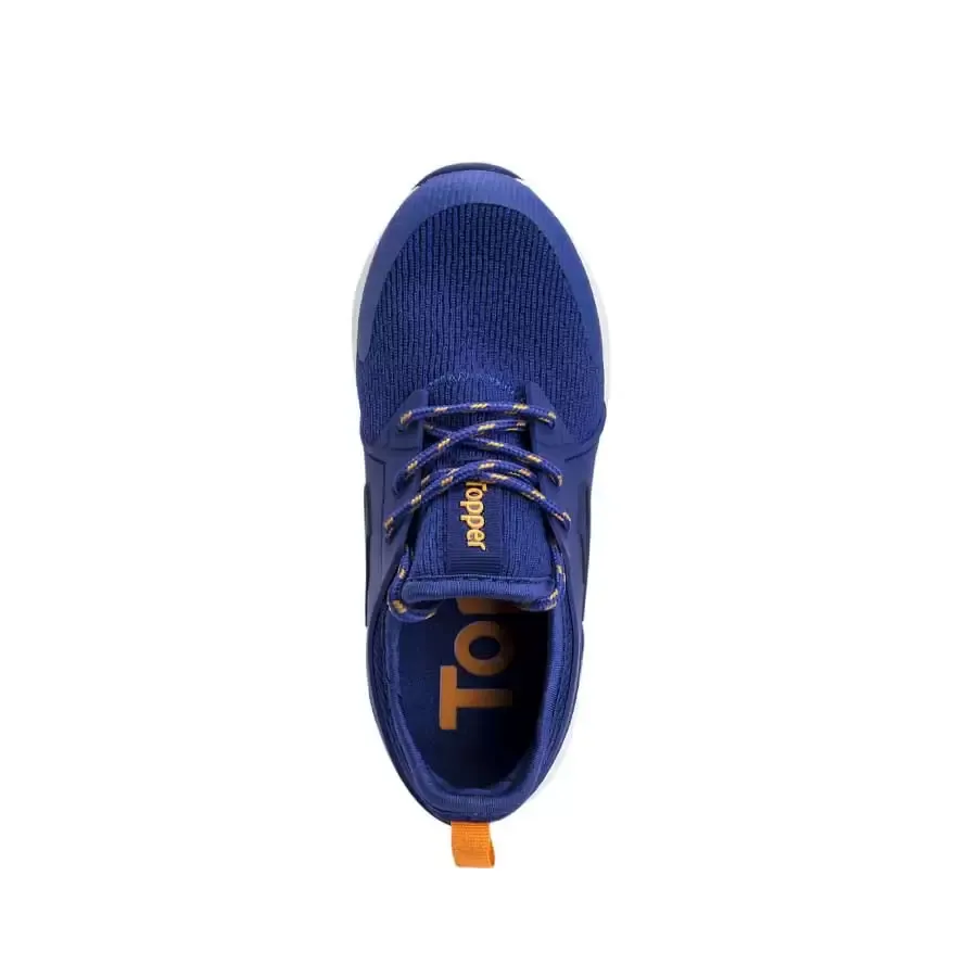 Imagen 2 de 5 de Zapatillas Topper Jump Kids-AZUL/NARANJA