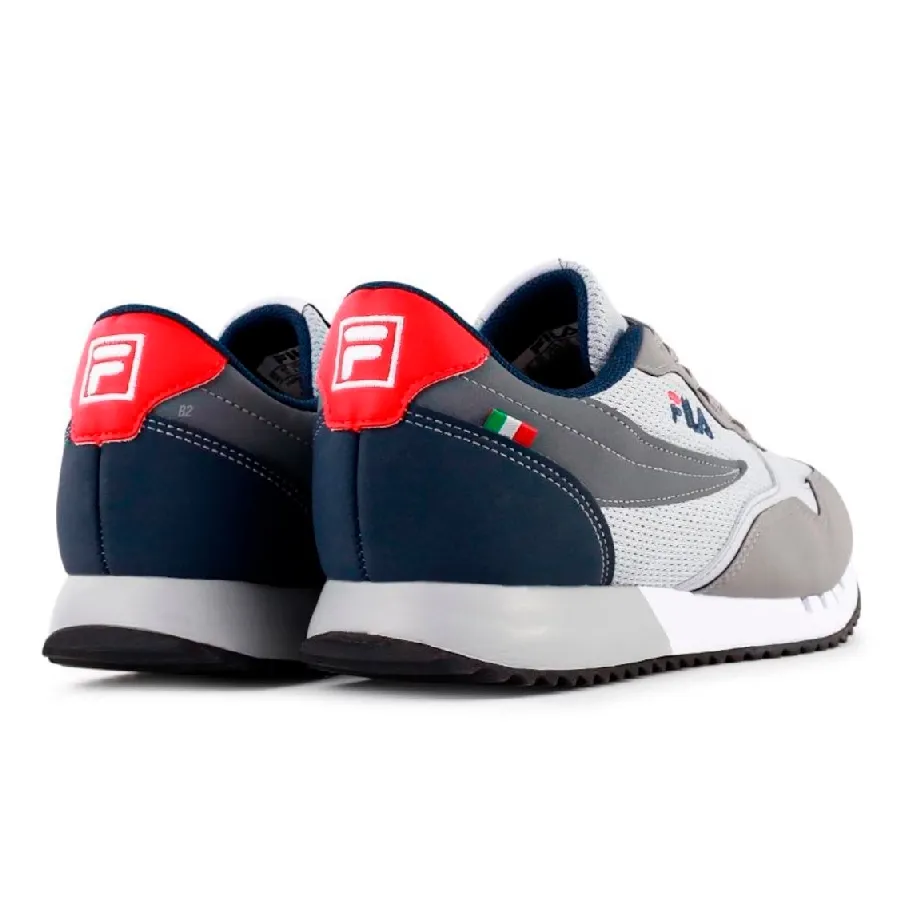 Imagen 4 de 5 de Zapatillas Fila Euro Jogger Sport II-GRIS/AZUL MARINO