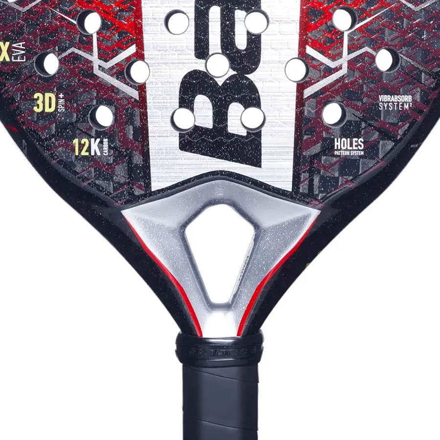 Imagen 3 de 5 de Paleta Babolat Technical Viper 2.5-NEGRO/ROJO/BLANCO