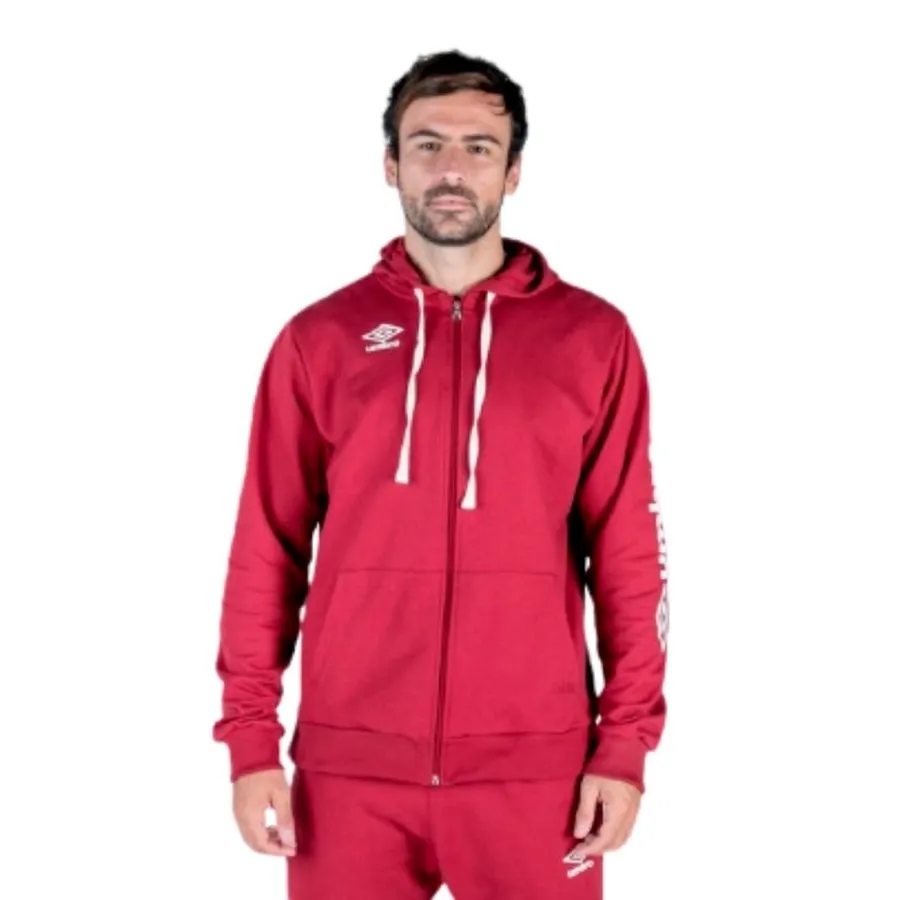 Imagen 0 de 3 de Campera Umbro Est Word-BORDO