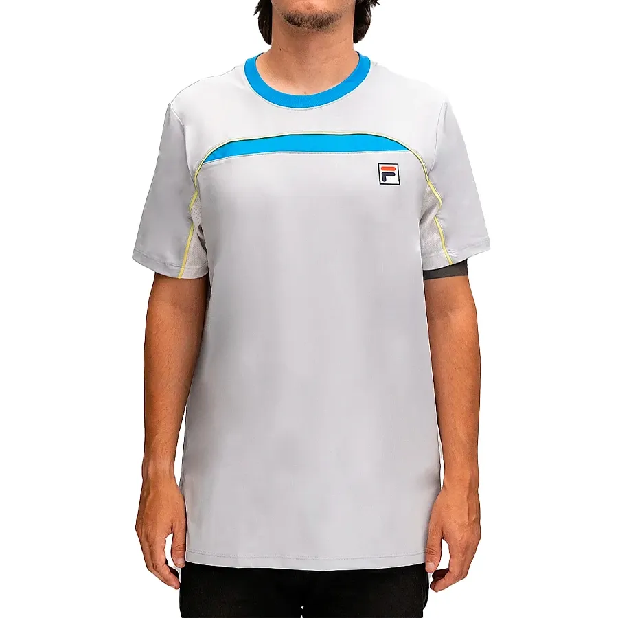 Imagen 0 de 3 de Remera Fila Backspin-GRIS/AZUL