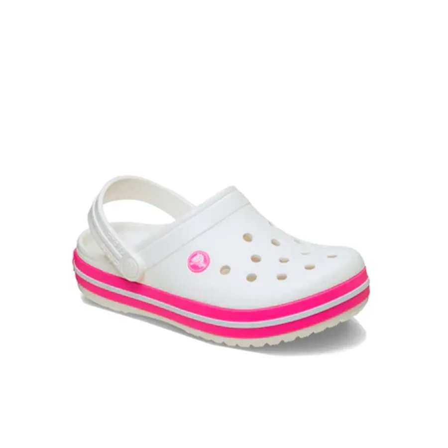 Imagen 1 de 4 de Sandalias Crocs Crocband Clog-BLANCO/FUCSIA