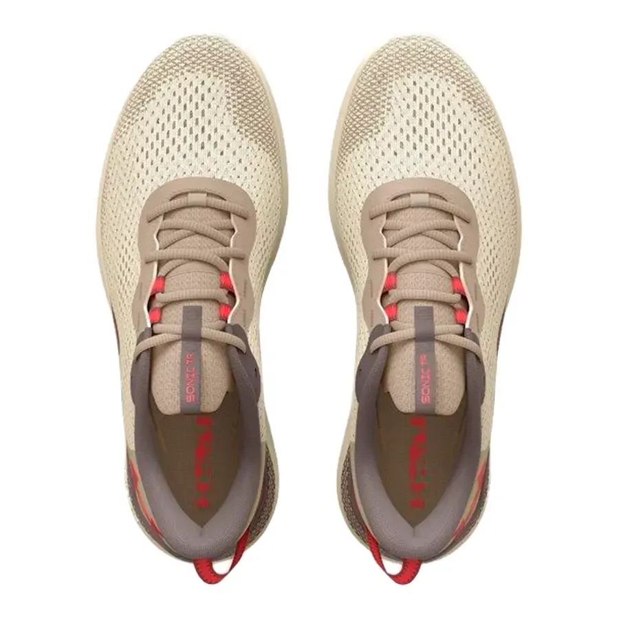 Imagen 3 de 5 de Zapatillas Under Armour Sonic Trail-NATURAL/BEIGE/ROJO