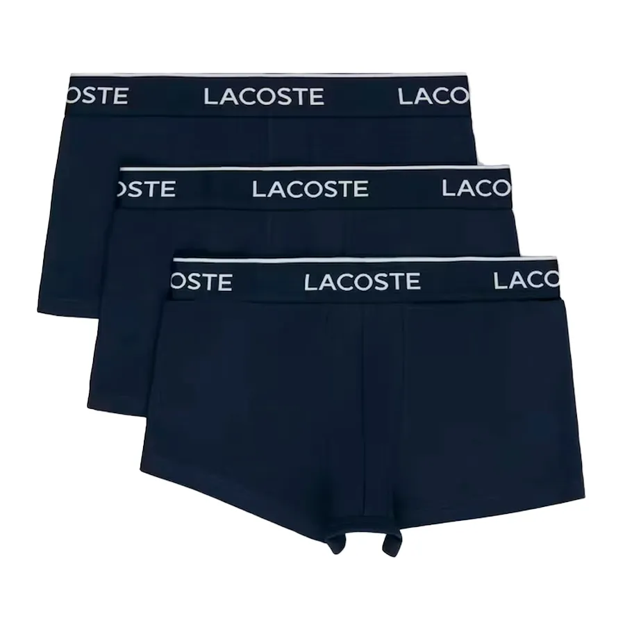 Imagen 0 de 2 de Boxer Lacoste Algodón Pack X3-MARINO