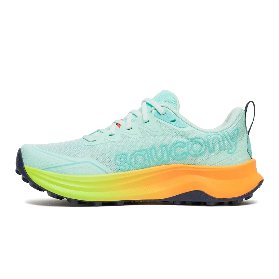 Imagen 2 de 6 de Zapatillas Saucony Peregrine 16-AQUA/NARANJA/AMARILLO