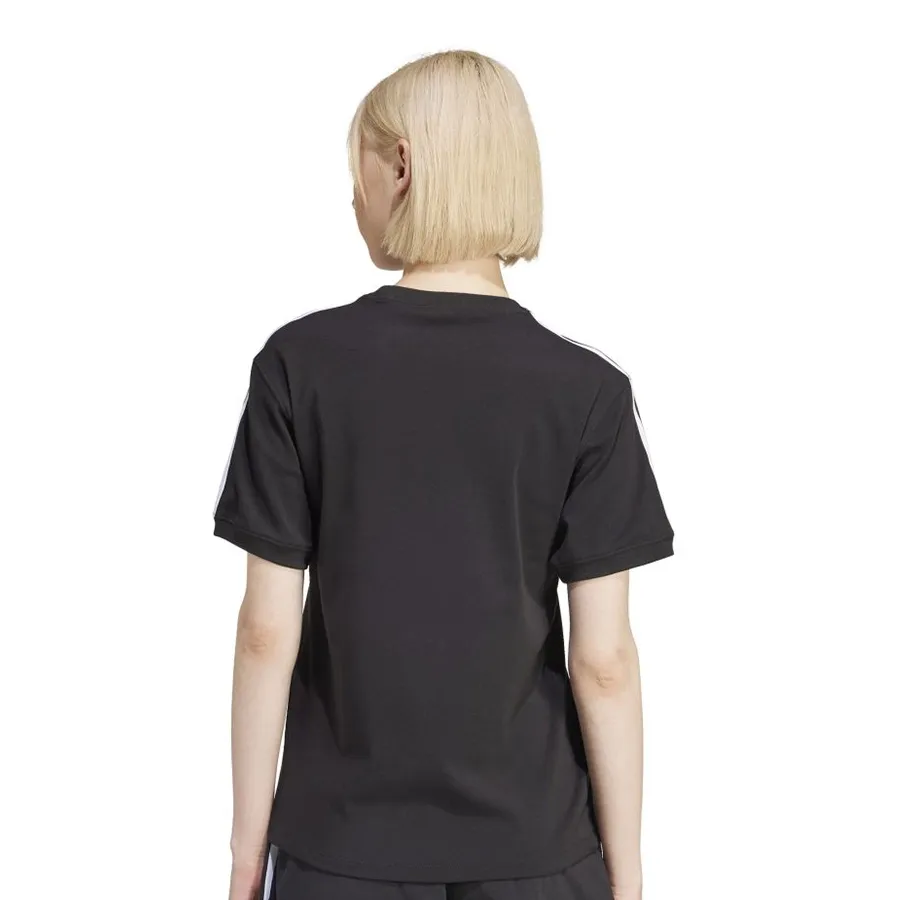 Imagen 1 de 5 de Remera adidas originals 3 Stripe Tee-NEGRO