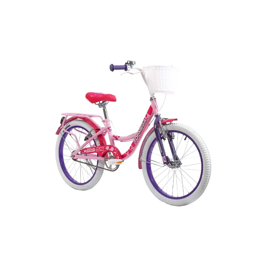 Imagen 1 de 6 de Bicicleta TopMega Vickfly R20 1vel-ROSA/VIOLETA
