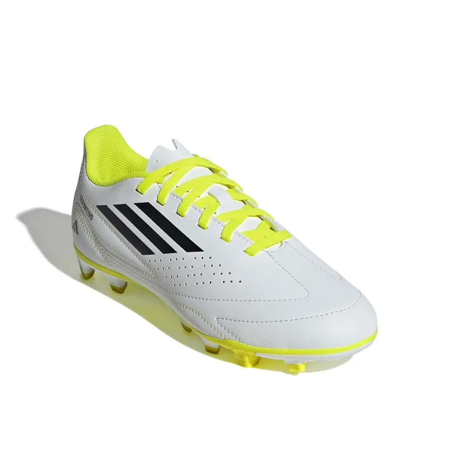 Imagen 1 de 7 de Botines adidas Deportivo 3 Flexible Ground Boots-BLANCO/NEGRO/AMARILLO FLUOR