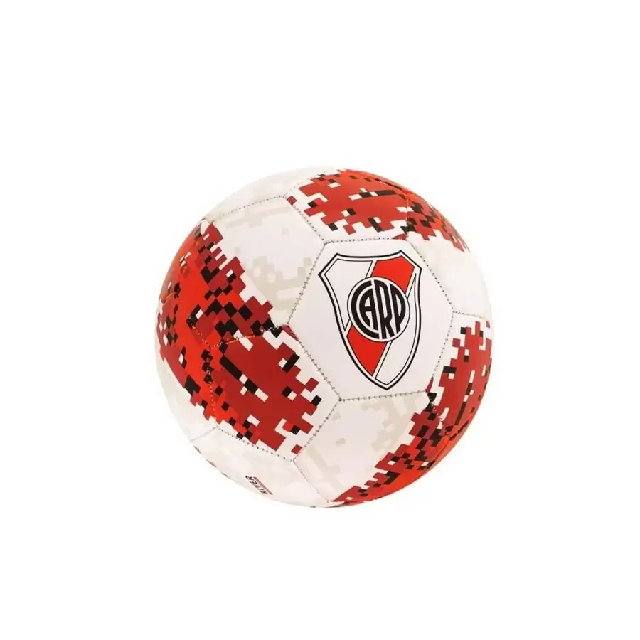Imagen 0 de 2 de Pelota DRB Fut River Plate Supercouni N3-BLANCO/ROJO