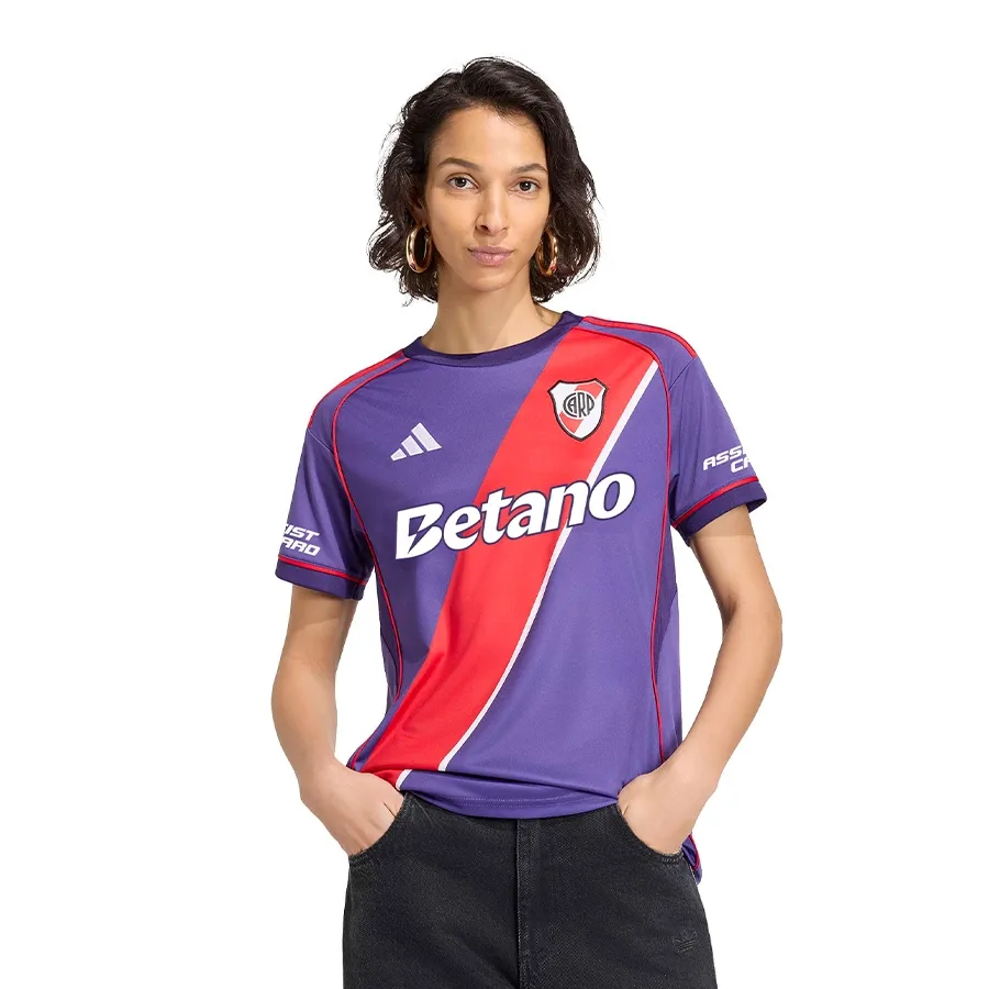 Imagen 0 de 6 de Camiseta adidas Alternativa River Plate 26-VIOLETA/ROJO