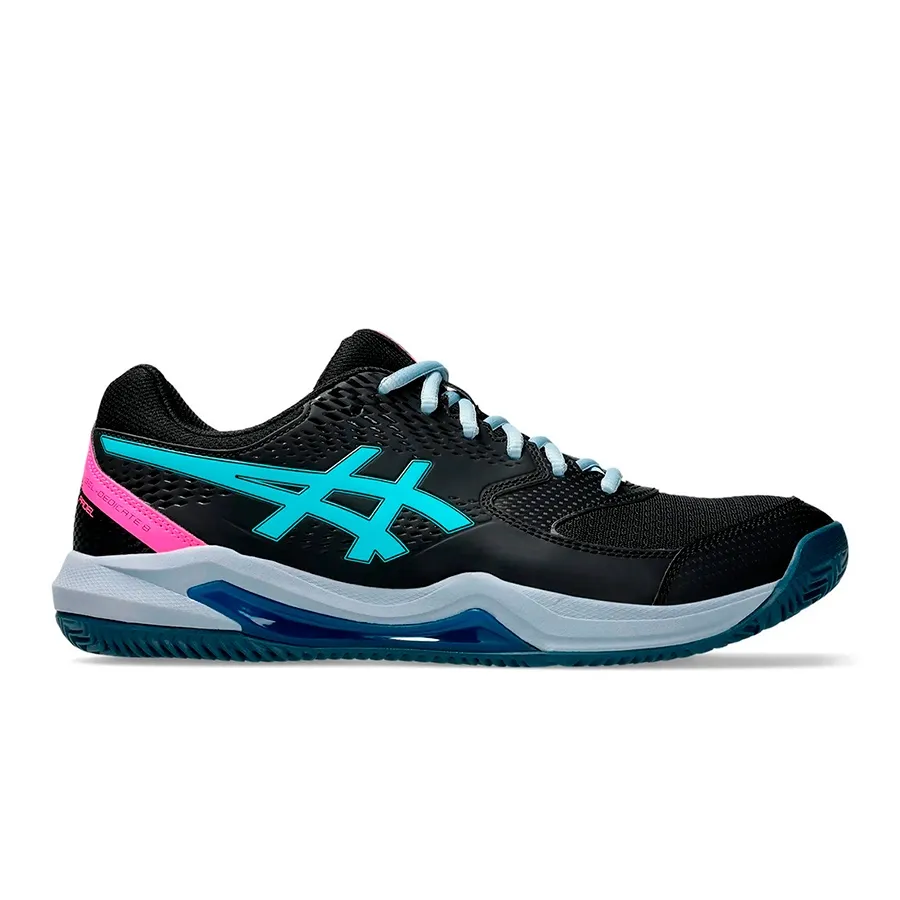 Imagen 0 de 6 de Zapatillas Asics Gel-Dedicate 8 Padel-NEGRO/TURQUESA/ROSA