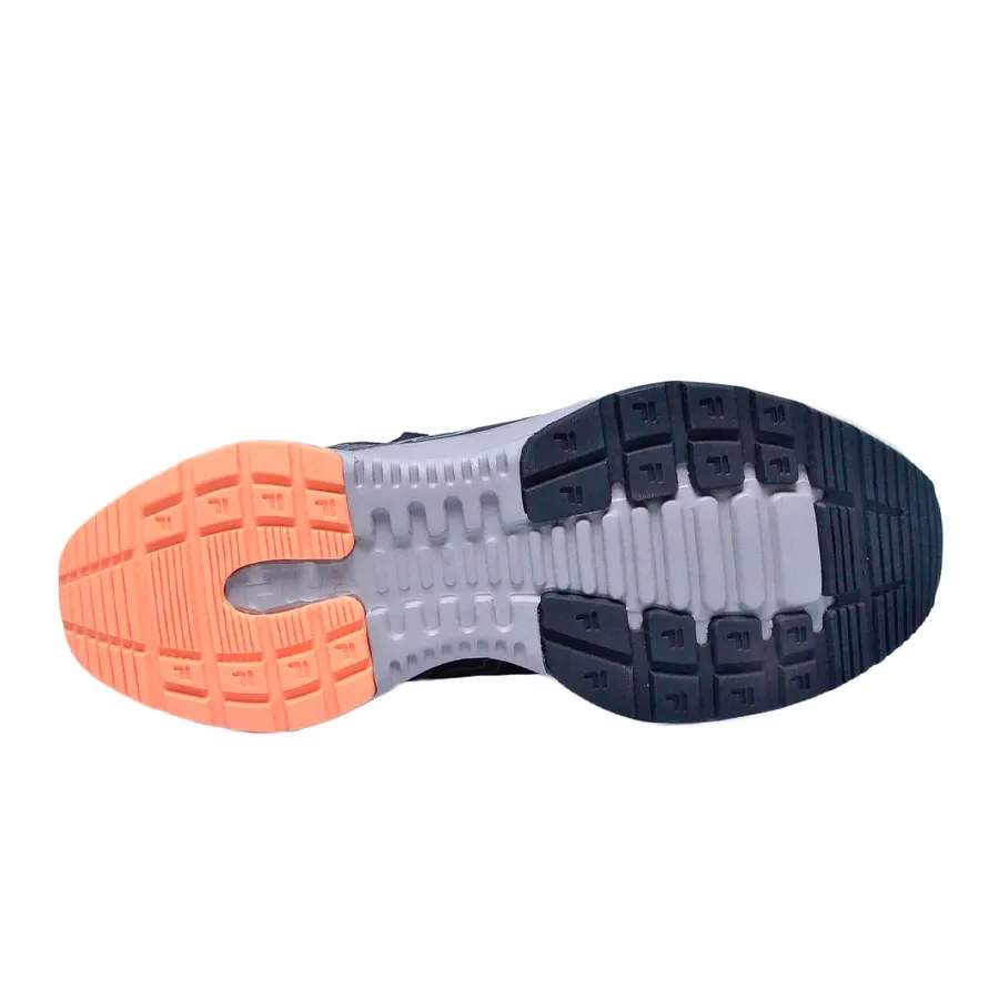 Imagen 3 de 4 de Zapatillas Fila Ride-NEGRO/GRIS/NARANJA
