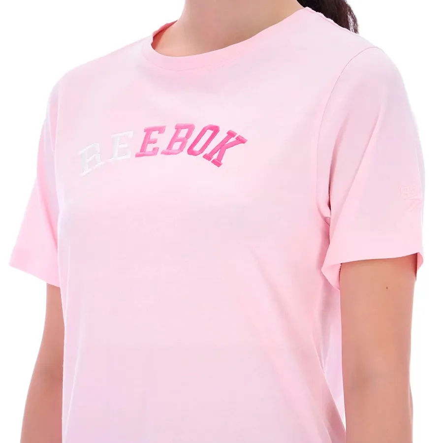 Imagen 2 de 3 de Remera Reebok Lilian Embroidered Logo-ROSA