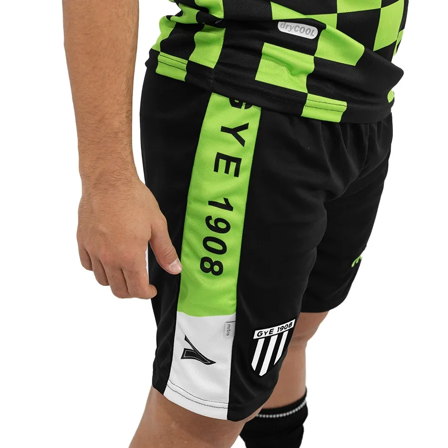 Imagen 3 de 5 de Shorts Mitre Alternativo Gimnasia y Esgrima 23-NEGRO/VERDE