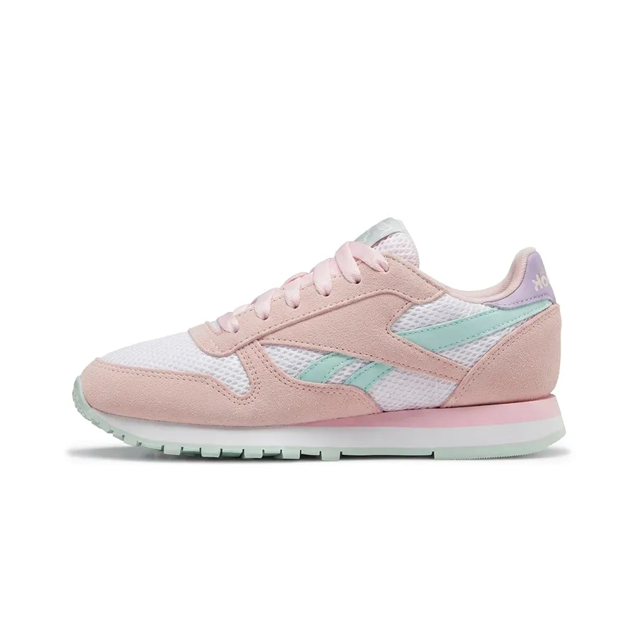 Imagen 2 de 4 de Zapatillas Reebok Classic Leather-GRIS/BLANCO/TURQUESA