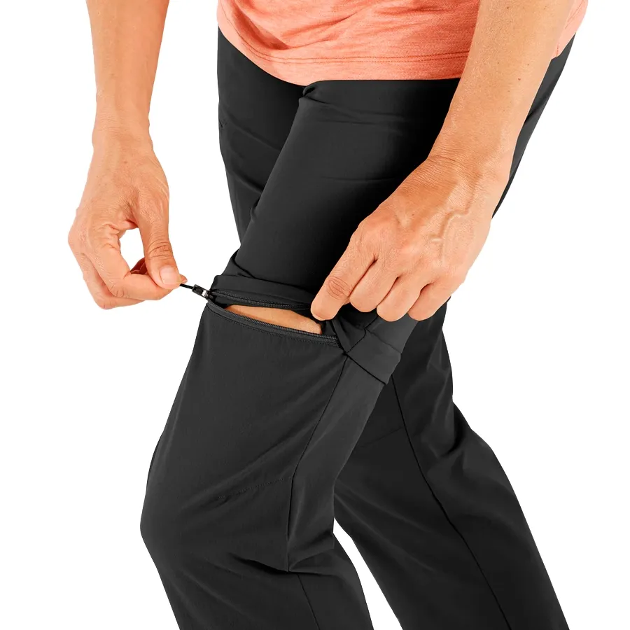 Imagen 3 de 5 de Pantalón Salomon Wayfarer Zip Off-NEGRO
