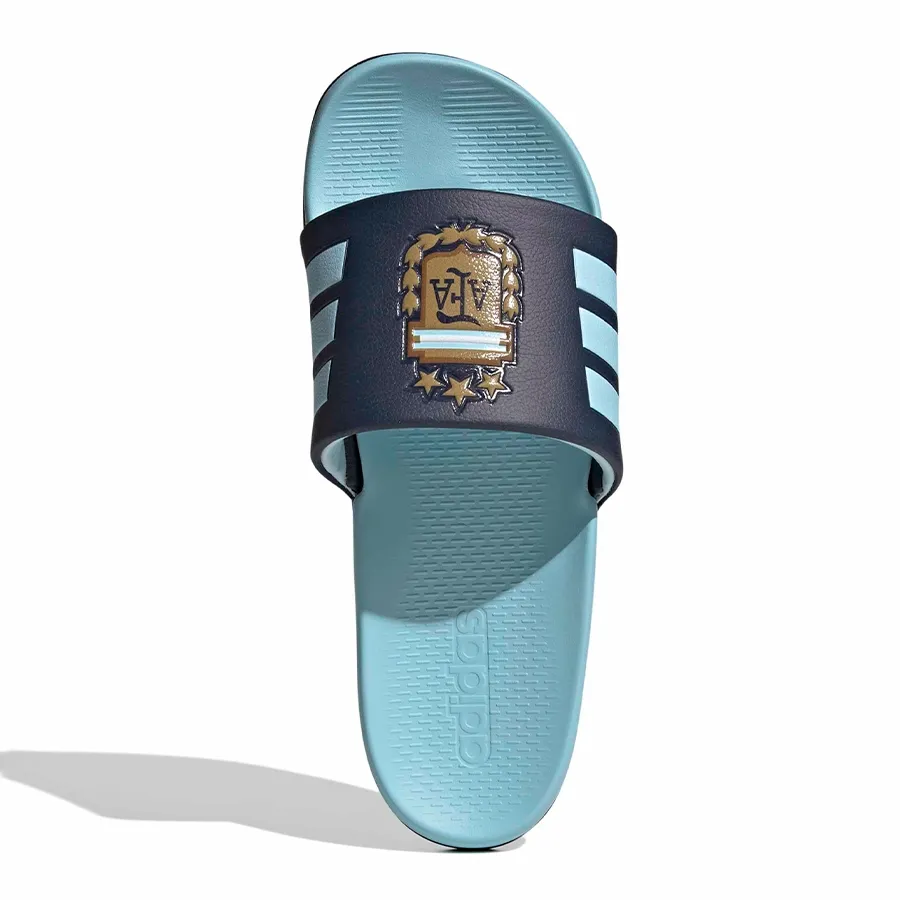 Imagen 3 de 7 de Sandalias adidas Adilette Comfort 2.0 Afa-MARINO/CELESTE