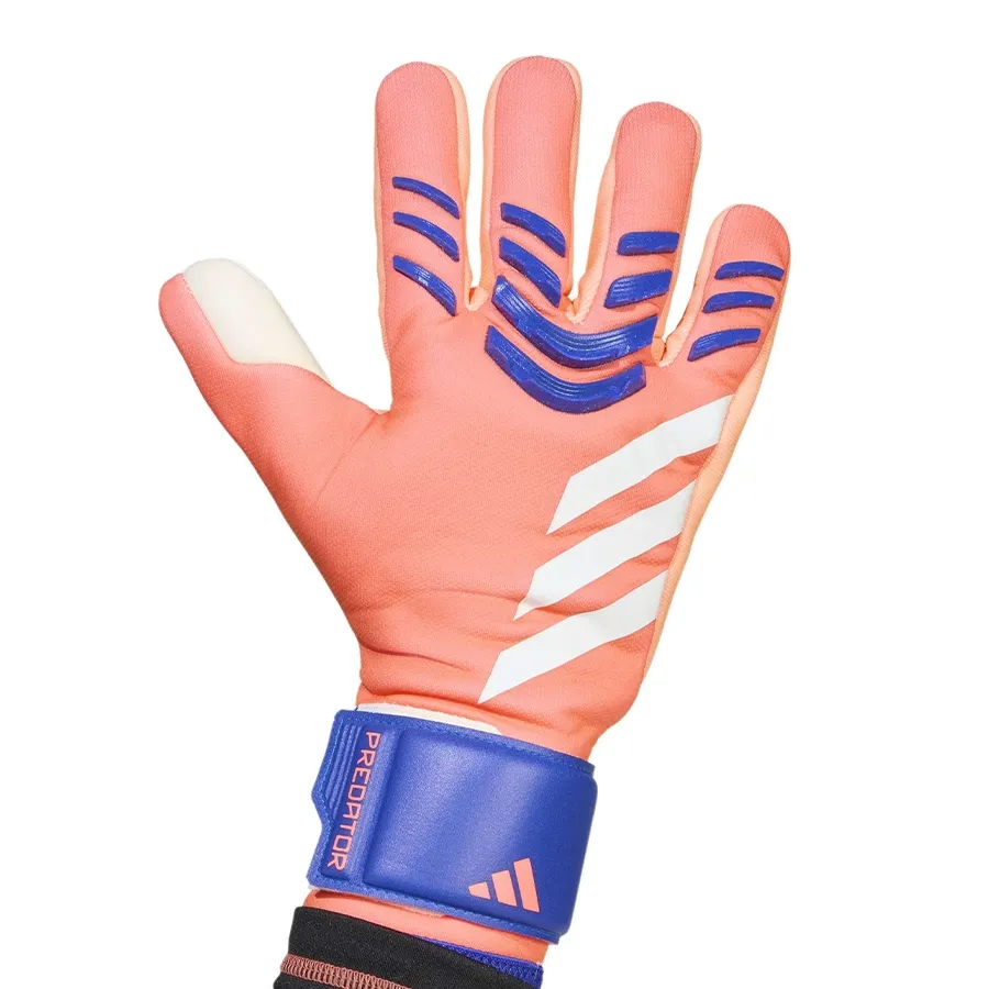 Imagen 1 de 4 de Guantes adidas De Arquero Predator League-CORAL/BLANCO/AZUL