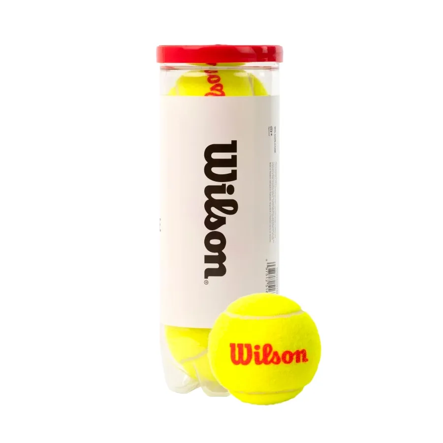 Imagen 0 de 4 de Pelota Wilson River Plate Tennis-AMARILLO/ROJO