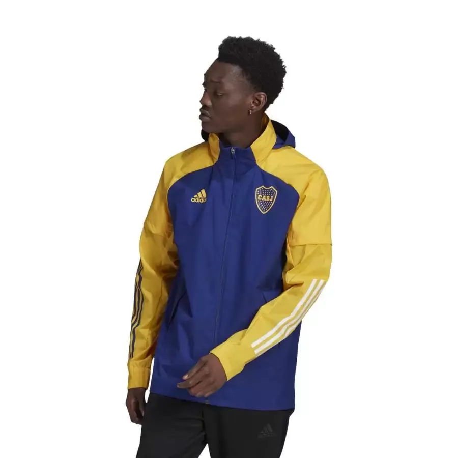 Imagen 0 de 6 de Campera adidas Boca Juniors-AZUL/AMARILLO