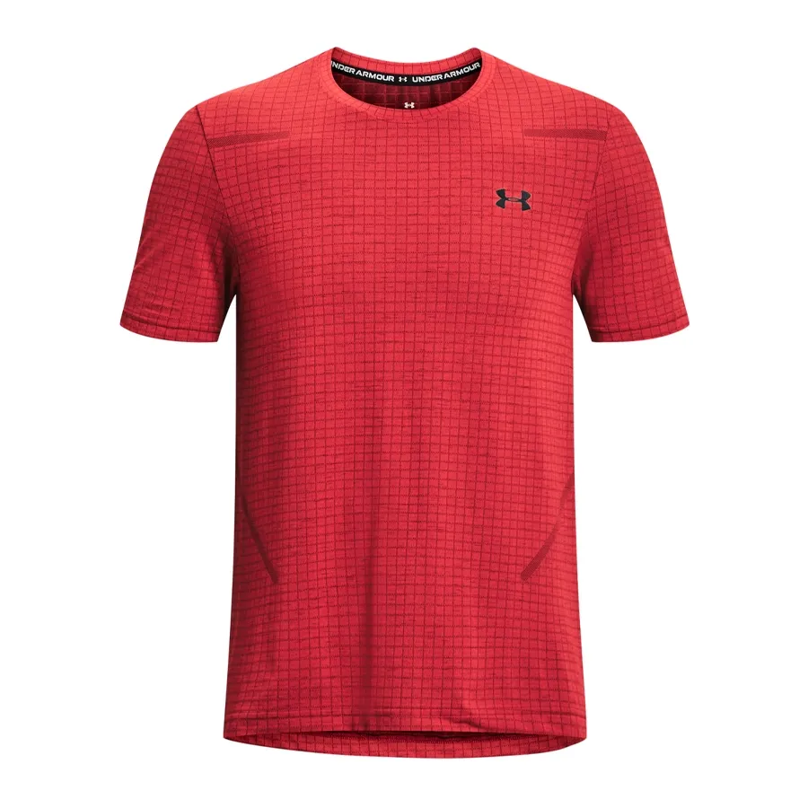 Imagen 0 de 4 de Remera Under Armour Seamless Grid-ROJO