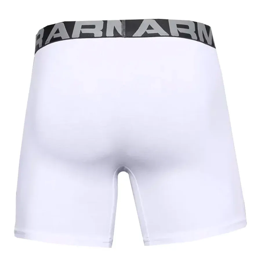 Imagen 1 de 3 de Boxer Under Armour Charged Cotton 6In 3 Pack-BLANCO