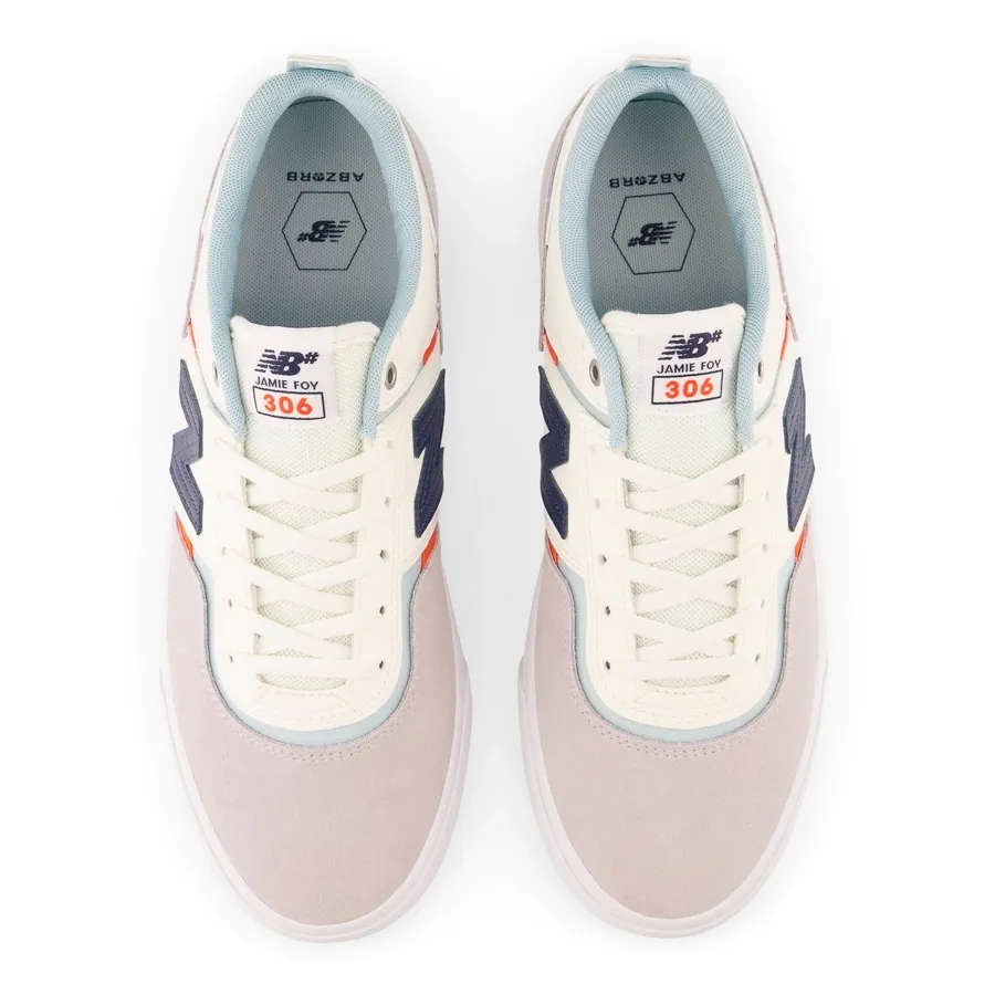 Imagen 4 de 5 de Zapatillas New Balance Numeric Jamie Foy 306-GRIS/NATURAL/CELESTE