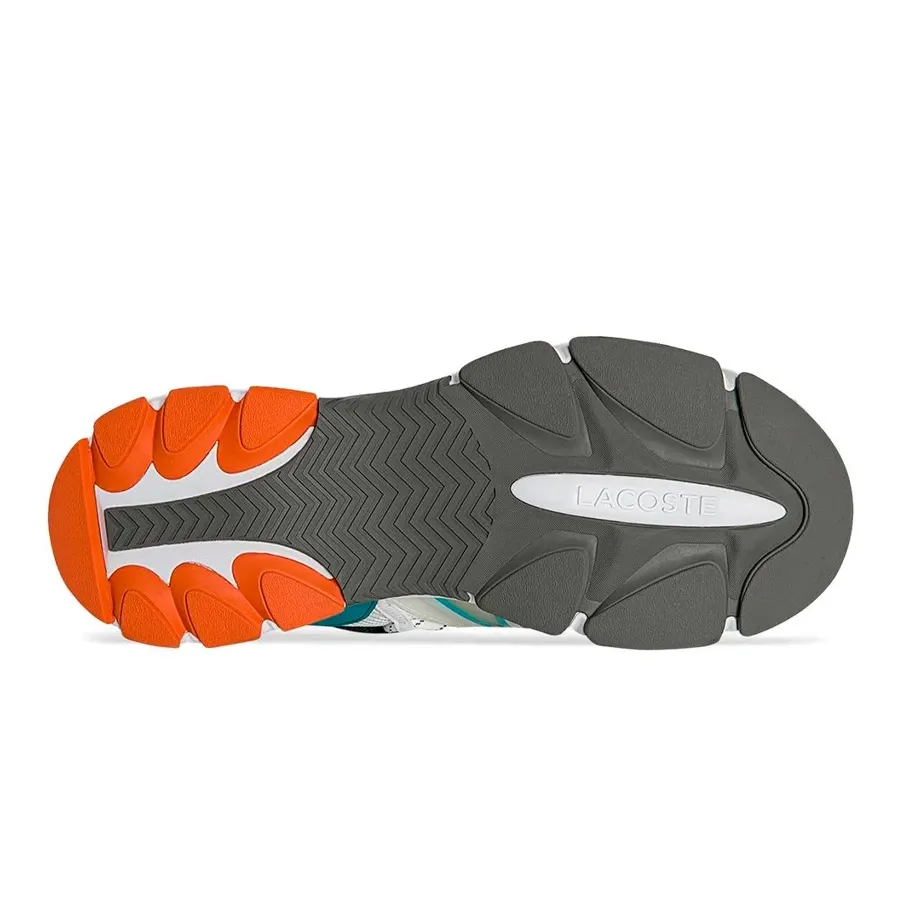 Imagen 4 de 5 de Zapatillas Lacoste L003-BLANCO/PETROLEO/NARANJA