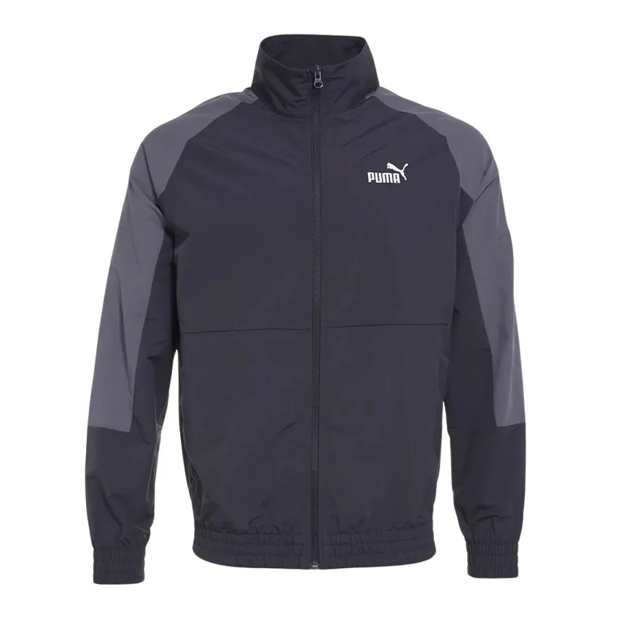 Imagen 0 de 3 de Campera Puma Block Woven Track Jacket-NEGRO