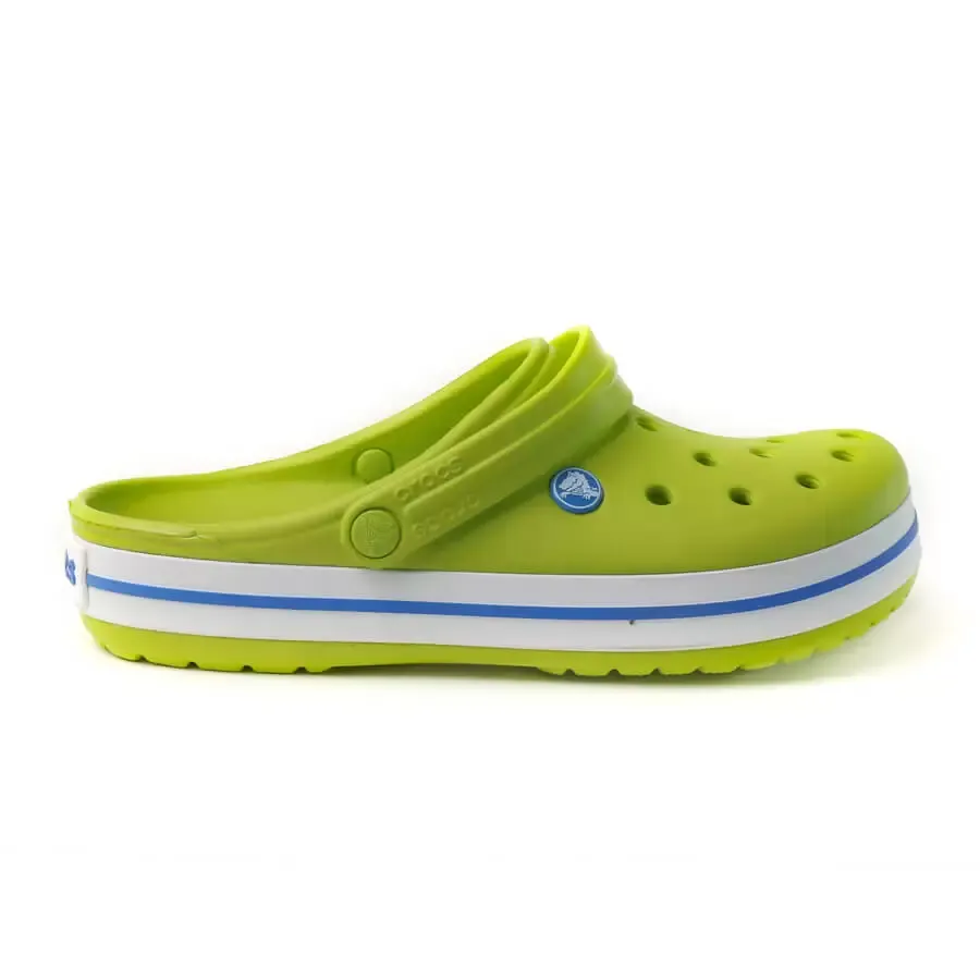 Imagen 4 de 5 de Ojotas Crocs Crocaband-VERDE/AZUL