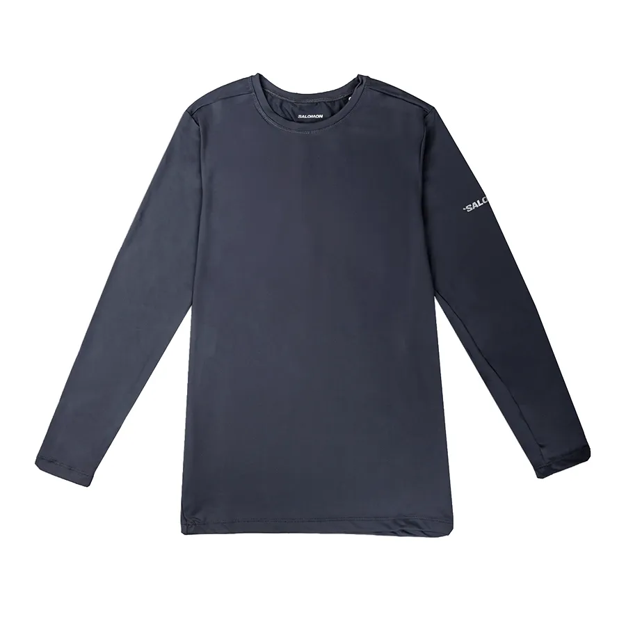 Imagen 1 de 3 de Remera Salomon Hybrid II-GRAFITO