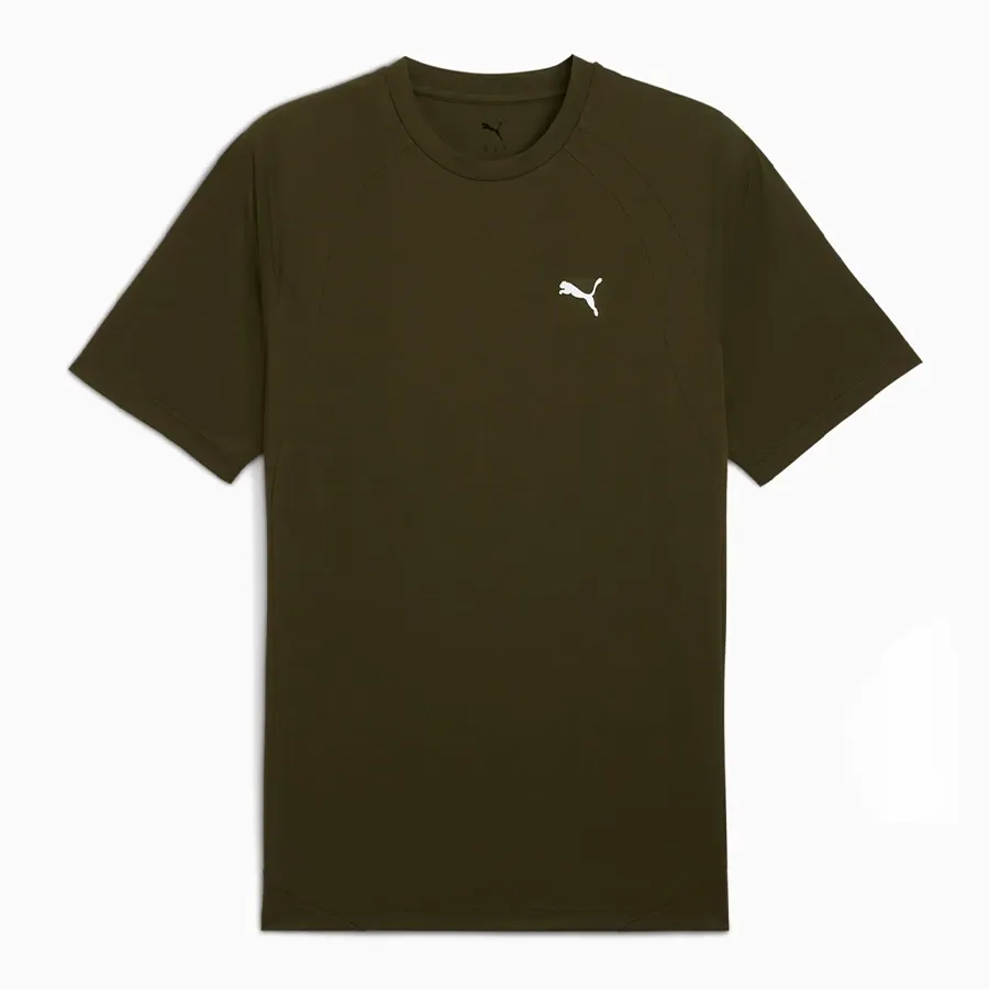 Imagen 2 de 4 de Remera Puma Evostripe Tee-VERDE OLIVA