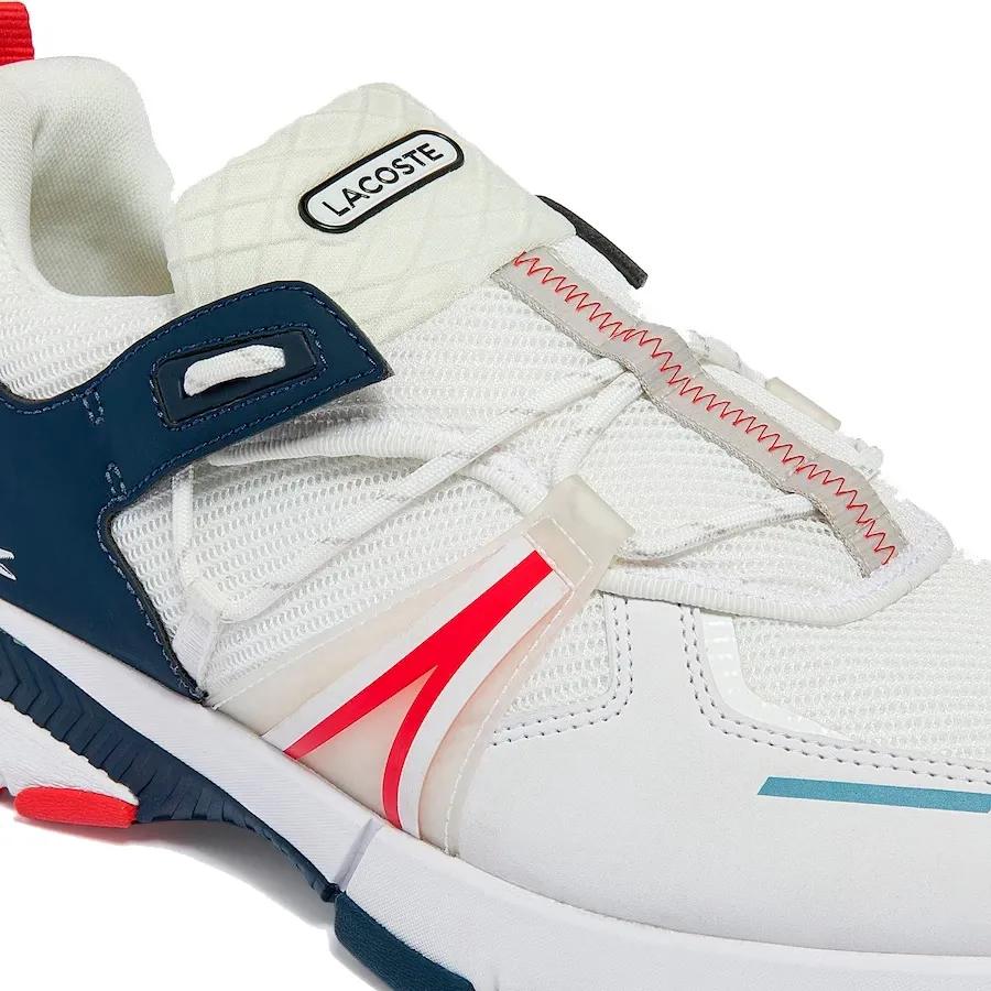 Imagen 5 de 6 de Zapatillas Lacoste L003-BLANCO/MARINO/ROJO