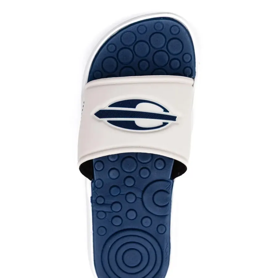 Imagen 2 de 5 de Ojotas Mormaii Quiver Pro Slide-BLANCO/AZUL