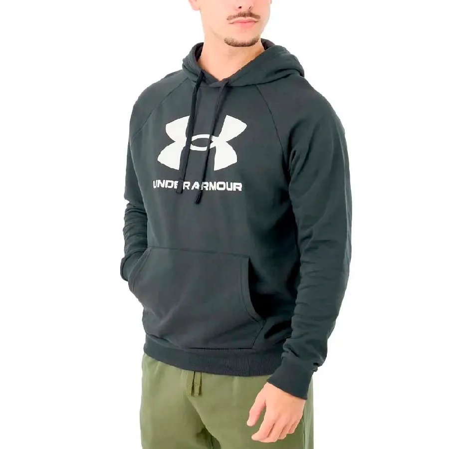 Imagen 1 de 3 de Buzo Under Armour Rival-GRIS/BLANCO