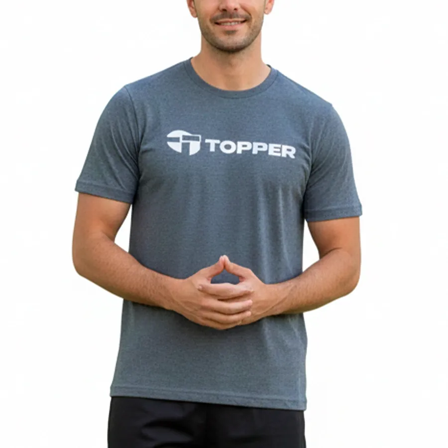 Imagen 0 de 3 de Remera Topper Estampada Brand Tee-GRIS