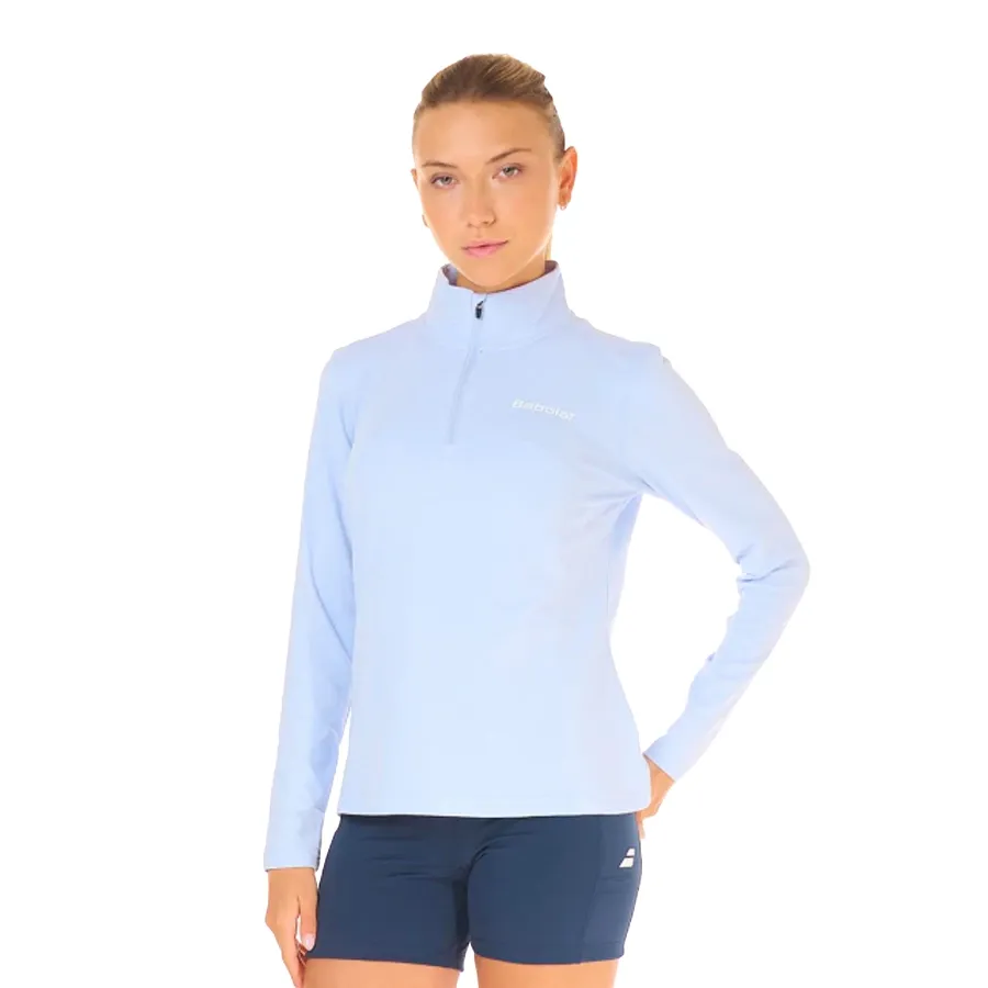 Imagen 0 de 4 de Buzo Babolat 1/2 Zip Térmico Exercise-CELESTE