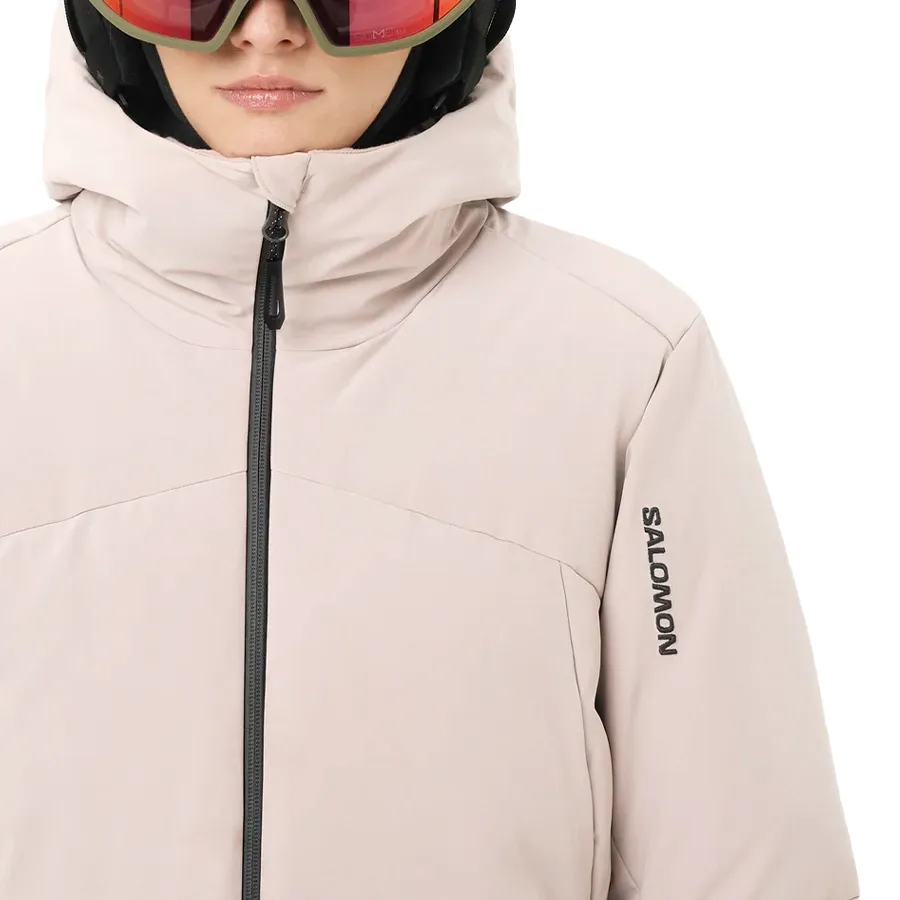 Imagen 5 de 10 de Campera Salomon Alpenflow Down-BEIGE