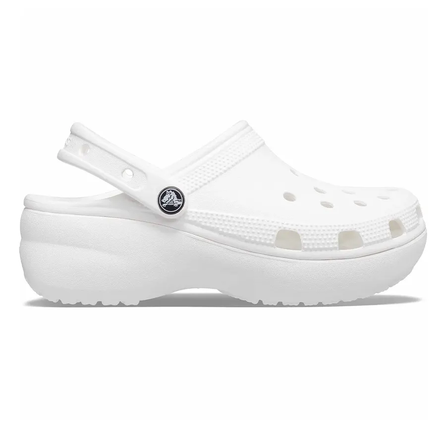 Imagen 0 de 5 de Ojotas Crocs Classic Platform Clog-BLANCO