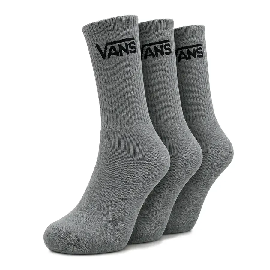 Imagen 0 de 1 de Medias Vans Classic Crew Tripack-GRIS
