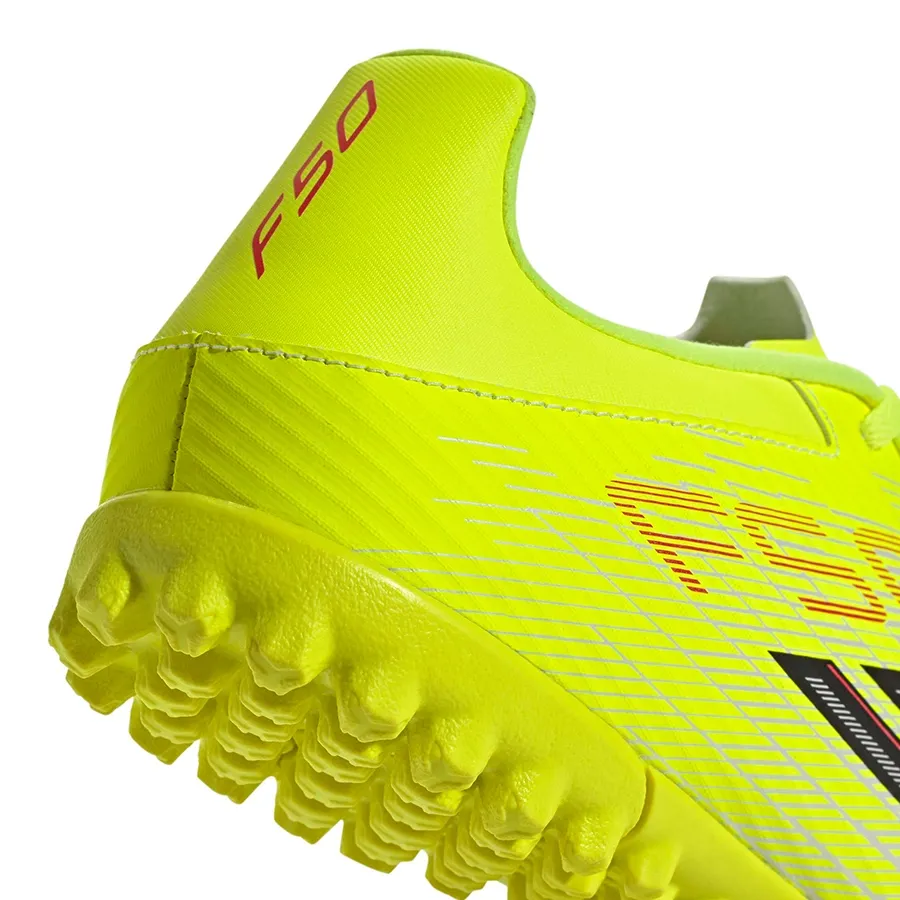 Imagen 6 de 7 de Botines adidas Tf F50 Club-AMARILLO FLUOR/PLATA