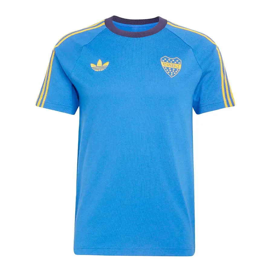 Imagen 2 de 5 de Remera adidas originals Boca Juniors-AZUL FRANCIA/AMARILLO