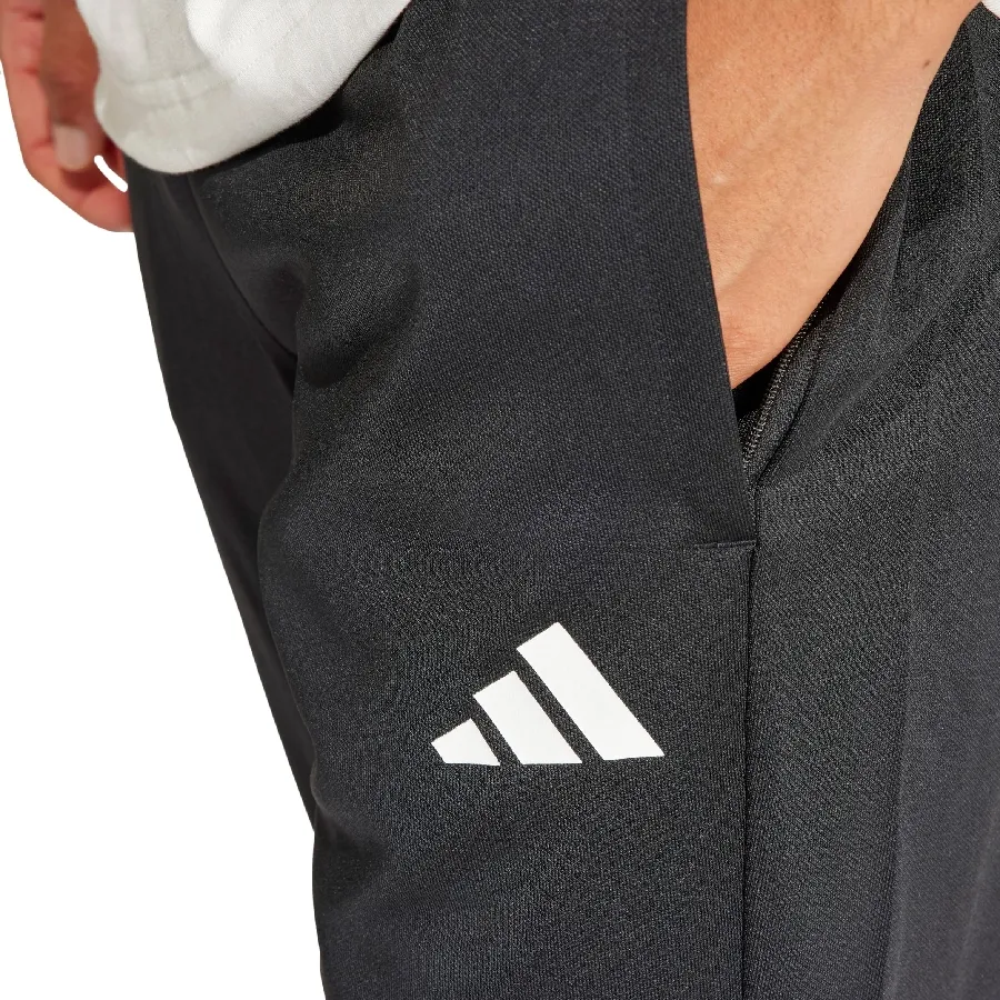 Imagen 3 de 5 de Pantalón adidas Sereno Regular 3 Tiras-NEGRO/BLANCO